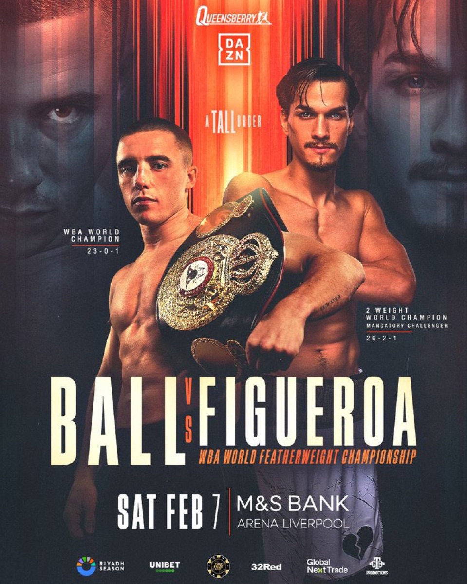 Featherweight Fireworks: Nick Ball Defends WBA Title Against Brandon Figueroa in Liverpool Showdown